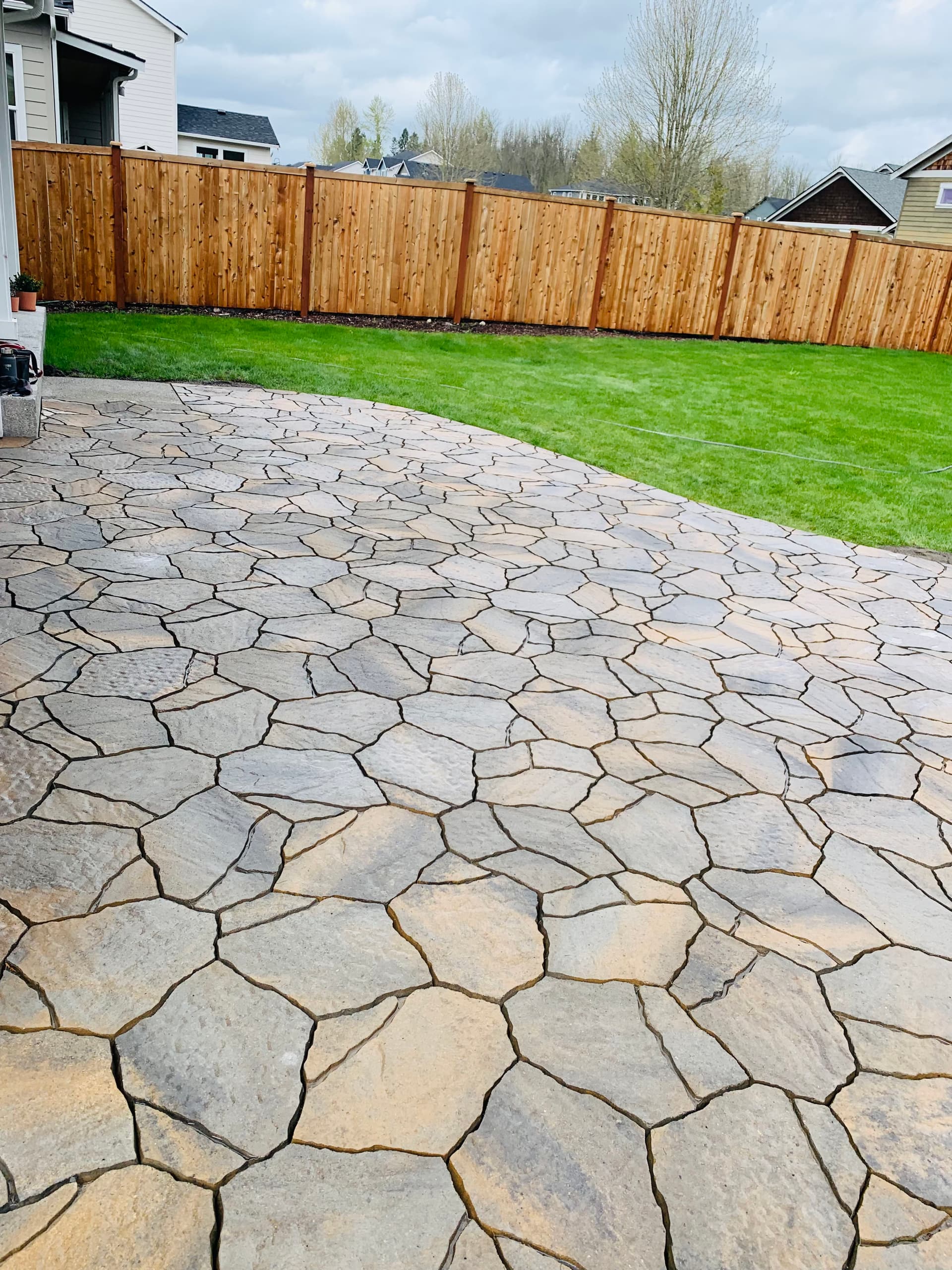 Buckley Paver Patio Built Right From the Ground Up image
