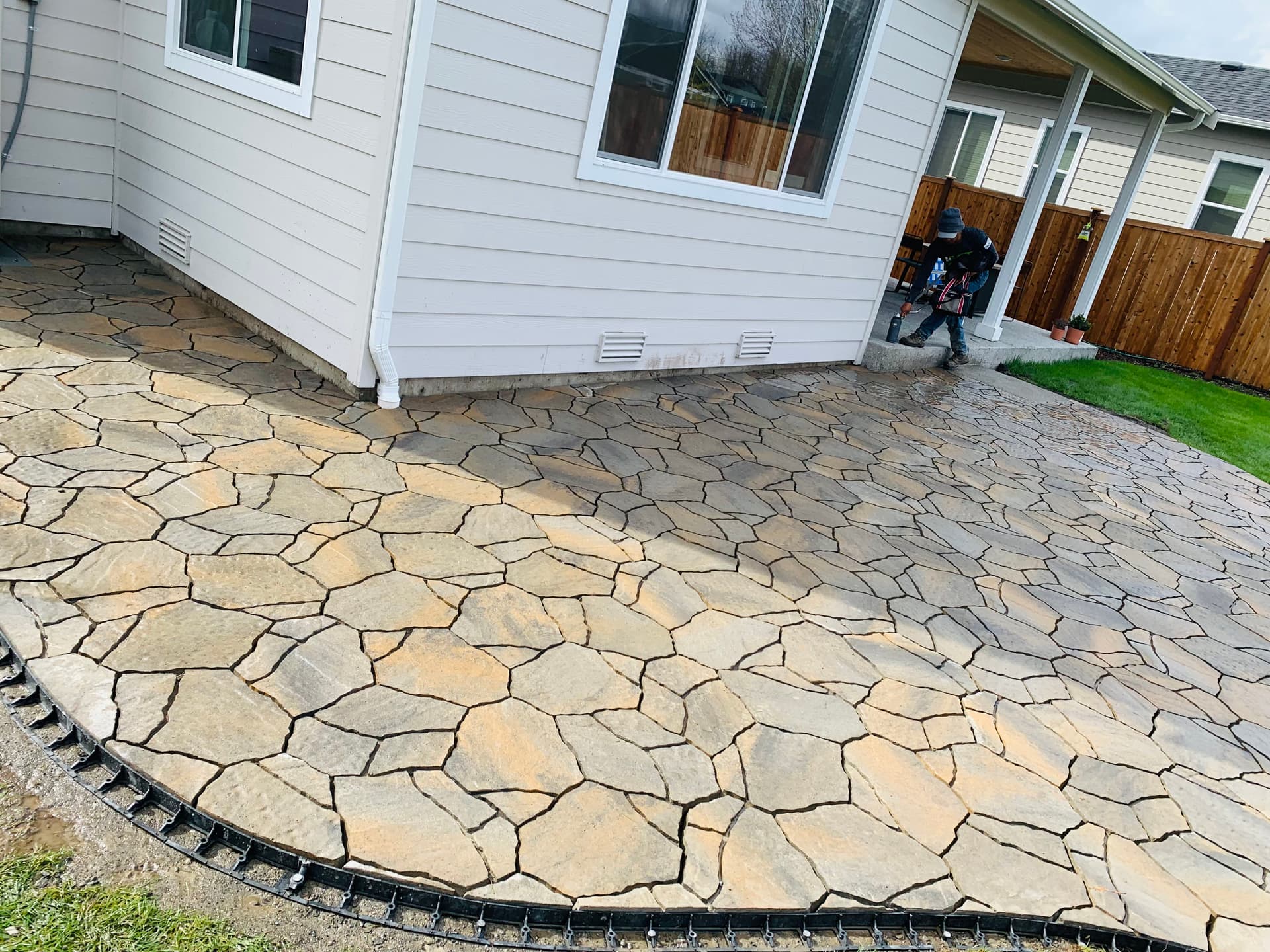 Gallery photos for Buckley Paver Patio Built Right From the Ground Up: Image #1