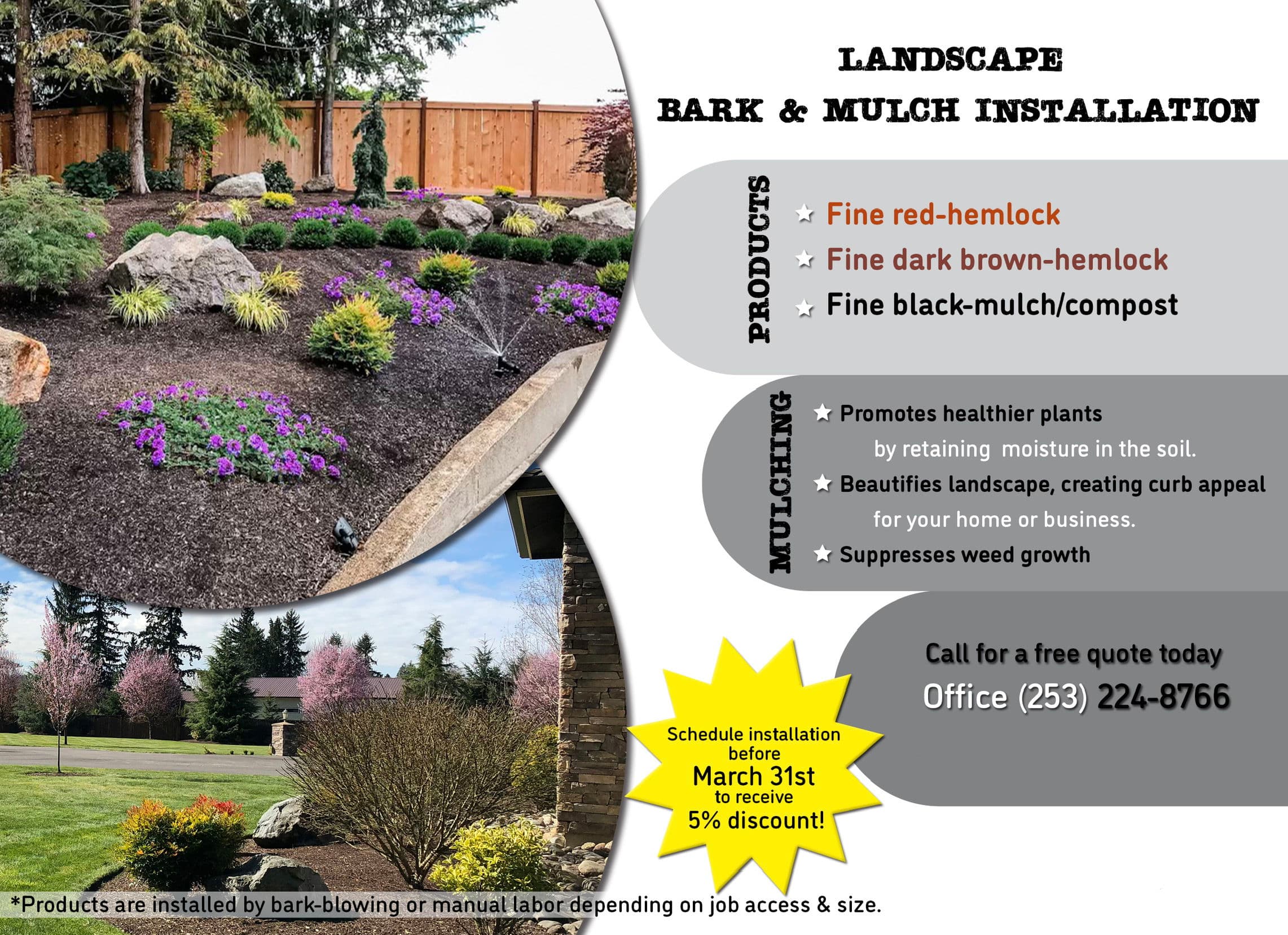Project Boost Your Garden with Our Bark and Mulch Installation image