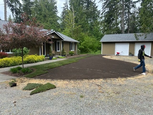 Gallery photos for Sod Transformation in Wilkeson WA Fresh Lawn: Image #1