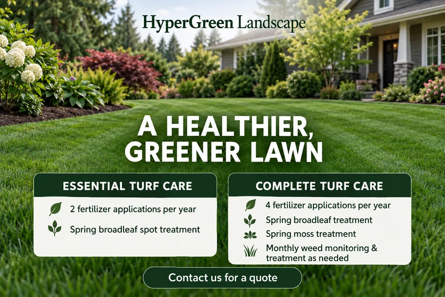 Two Turf Care Plans Built for a Greener Lawn image